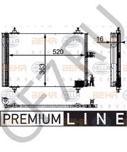 6455AT CITROËN (DF-PSA) Конденсатор, кондиционер в городе Королёв