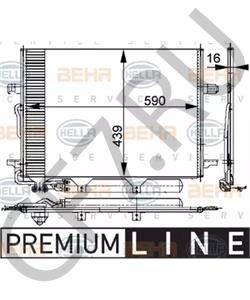 211 500 02 54 MERCEDES-BENZ (BBDC) Конденсатор, кондиционер в городе Королёв