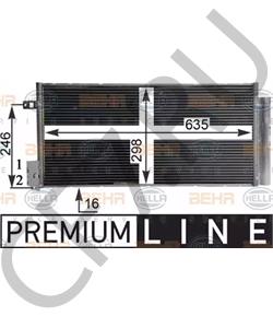 51826520 ABARTH Конденсатор, кондиционер в городе Королёв