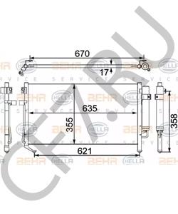 73210SA010 SUER Конденсатор, кондиционер в городе Королёв