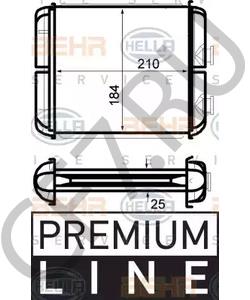 1618 134 SATURN Теплообменник, отопление салона в городе Королёв