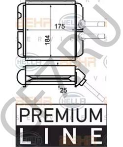 96190674 FSO Теплообменник, отопление салона в городе Королёв