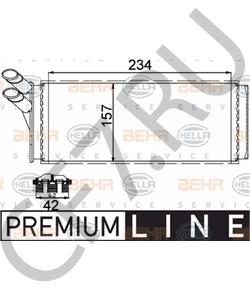 8D1 819 030 B VW (FAW) Теплообменник, отопление салона в городе Королёв