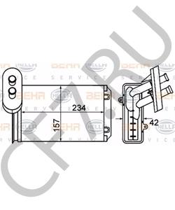 191819031D VW/SEAT Теплообменник, отопление салона в городе Королёв