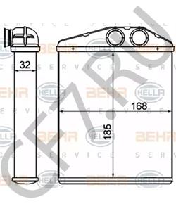 1618260 SATURN Теплообменник, отопление салона в городе Королёв