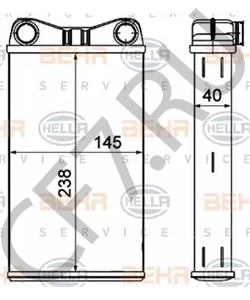 8E1820031 VW/SEAT Теплообменник, отопление салона в городе Королёв