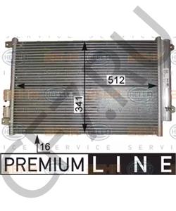 46814850 ALFAROME/FIAT/LANCI Конденсатор, кондиционер в городе Королёв