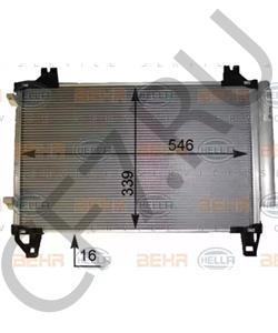 8846052110 DAIHATSU Конденсатор, кондиционер в городе Королёв