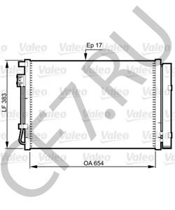 976061R000 HCC Радиатор кондиционера HYUNDAI Solaris KIA Rio (11-) (HANON) в городе Королёв