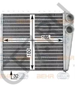 1K0 819 031 C VW (SVW) Теплообменник, отопление салона в городе Королёв