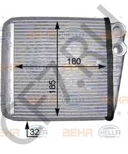 1KD 819 031 VW (FAW) Теплообменник, отопление салона в городе Королёв