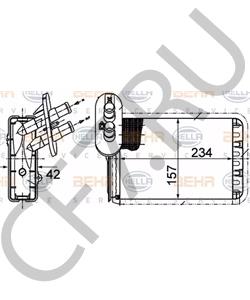 7M3819030 VW/SEAT Теплообменник, отопление салона в городе Королёв