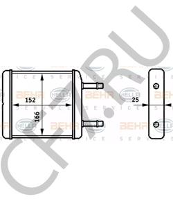 96314858 BUESSING Теплообменник, отопление салона в городе Королёв