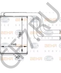 3349997 FORD USA Теплообменник, отопление салона в городе Королёв