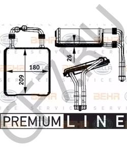211 830 03 61 MERCEDES-BENZ (BBDC) Теплообменник, отопление салона в городе Королёв