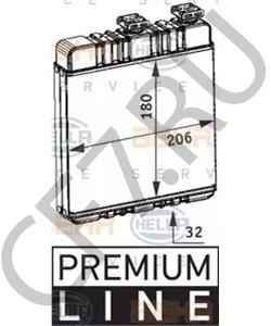 1618 142 SATURN Теплообменник, отопление салона в городе Королёв