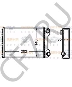 46770806 ZASTAVA Теплообменник, отопление салона в городе Королёв