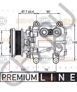 XR89202 LINCOLN Компрессор, кондиционер в городе Королёв