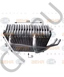 1J2 820 024 A VW Испаритель, кондиционер в городе Королёв