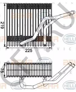 1J1820024A VW Испаритель, кондиционер в городе Королёв