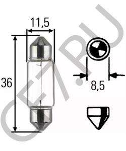 407581 SPIERINGS KRANEN Лампа накаливания, фонарь освещения номерного знака в городе Королёв
