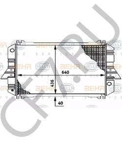 21400-G9500 EBRO Радиатор, охлаждение двигателя в городе Королёв