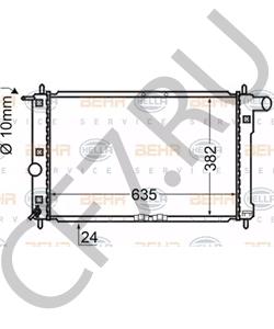 96182261 ZAZ Радиатор, охлаждение двигателя в городе Королёв