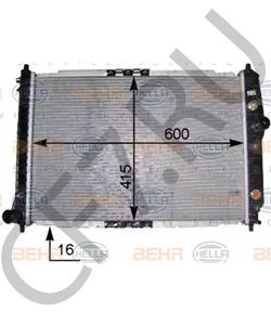 5490779 CHEVROLET (SGM) Радиатор, охлаждение двигателя в городе Королёв