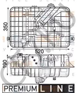 A9605014203 DAIMLER Компенсационный бак, охлаждающая жидкость в городе Королёв