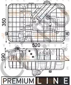 960 501 80 03 DAIMLER Компенсационный бак, охлаждающая жидкость в городе Королёв