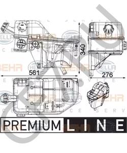 000 500 38 49 EVOBUS Компенсационный бак, охлаждающая жидкость в городе Королёв