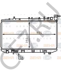 2141062Y01 AWD Радиатор, охлаждение двигателя в городе Королёв