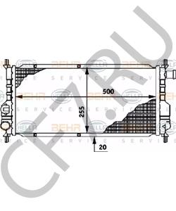 ADU9098 ROVER/TRIUMPH/AUSTIN Радиатор, охлаждение двигателя в городе Королёв