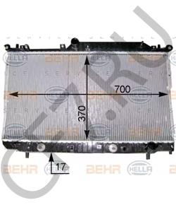 9010529 CHEVROLET (SGM) Радиатор, охлаждение двигателя в городе Королёв