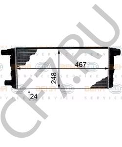 46472288 ZASTAVA Радиатор, охлаждение двигателя в городе Королёв