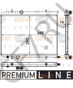 9647420880 PEUGEOT (DF-PSA) Радиатор, охлаждение двигателя в городе Королёв