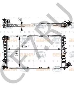1330 19 DS Радиатор, охлаждение двигателя в городе Королёв