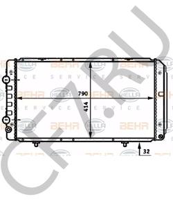 1329227080 Fiat/Alfa Romeo/Lancia Радиатор, охлаждение двигател в городе Королёв