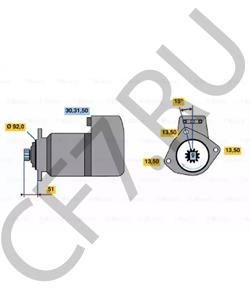 51262017159 MAZ Стартер в городе Королёв