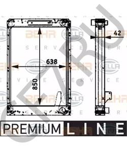 5001862877 IRISBUS Радиатор, охлаждение двигателя в городе Королёв