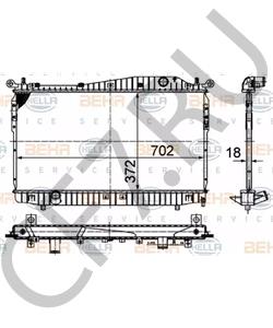 9023007 CHEVROLET (SGM) Радиатор, охлаждение двигателя в городе Королёв