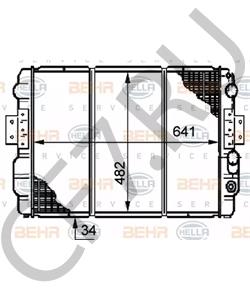 93824070 ZASTAVA Радиатор, охлаждение двигателя в городе Королёв