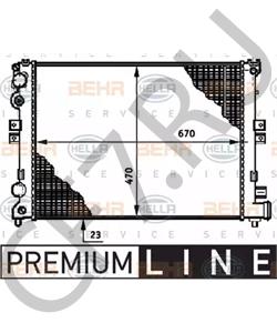 1301W5 MORGAN Радиатор, охлаждение двигателя в городе Королёв