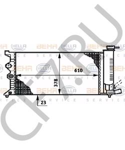 96104142 DS Радиатор, охлаждение двигателя в городе Королёв
