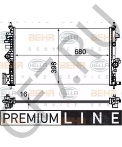 13241726 BUICK (SGM) Радиатор, охлаждение двигателя в городе Королёв