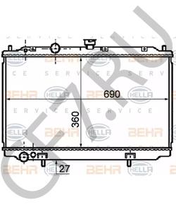 21410BV010 AWD Радиатор, охлаждение двигателя в городе Королёв