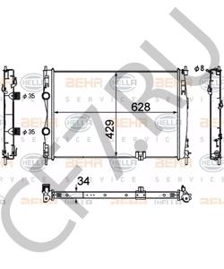 21400JD71A AWD Радиатор, охлаждение двигателя в городе Королёв
