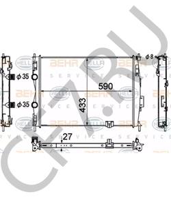 21400JD900 AWD Радиатор, охлаждение двигателя в городе Королёв