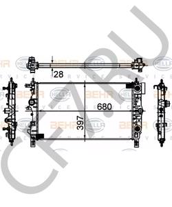13311079 BUICK (SGM) Радиатор, охлаждение двигателя в городе Королёв