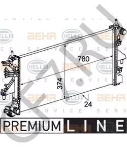 1342588080 FERRARI Радиатор, охлаждение двигателя в городе Королёв